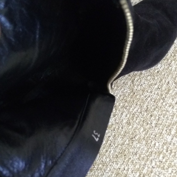 Prada Black Suede Ankle Boots - Picture 5 of 8